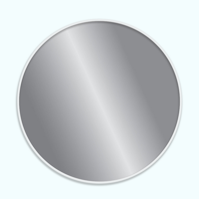Accessories Es9 Ww 60Cm Round Mirror Wall Panel 30.0Cm*30.0Cm*3.0Cm