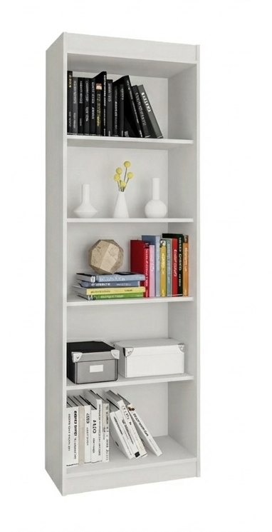 Bookcase Sapiranga 0187R-158 5 Shelves W57*H177Cm Branco (Limited 3 Months Warranty)