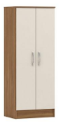 Cabinet Viena 20860/140 2 Doors Multipurpose 51*128*36 Cm Almond / Off White ( No Warranty)