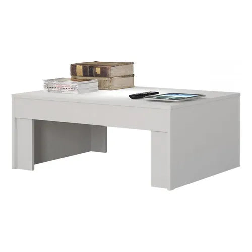 Coffee Table Prada 5030R-158 Centre W91*H36Cm White (Limited 3 Months Warranty)