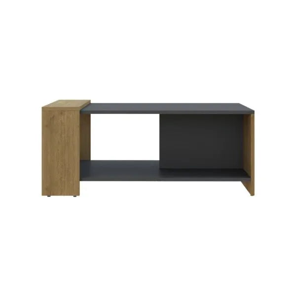 Coffee Table 706 Centre 37.5*91.5*60Cm Graphite/Freijo (Limited 3 Months Warranty)