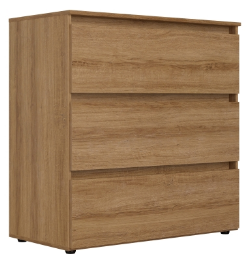 Commode Condessa 5889 3 Drawers W90*H92*D44Cm Almendra ( Limited 3 Months Warranty)
