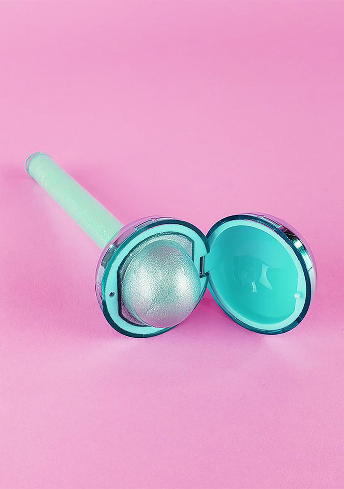 Glossy Pops Cosmic Waves Blue Skies Fruit Punch Lip Gloss in blue — detail view