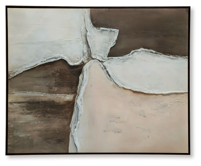 Junward - Wall Art - Brown / Tan / White