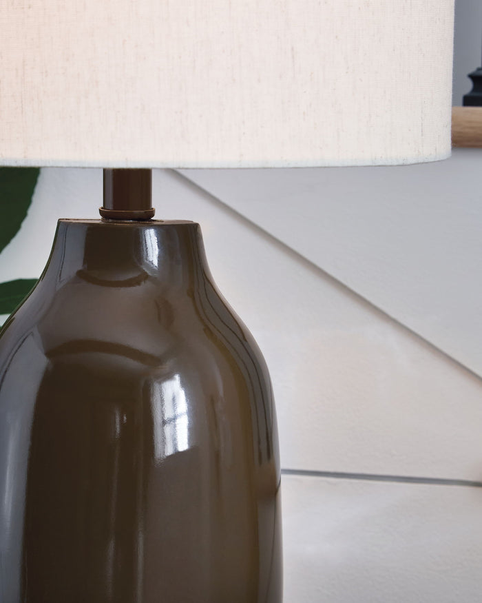 Jyler - Terracotta Table Lamp - Brown