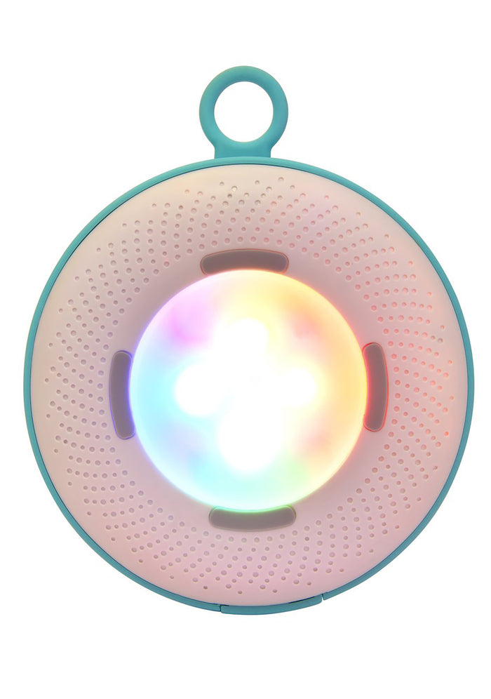 SunnyLife Light Pool Bluetooth Speaker in white turquoise — pool view
