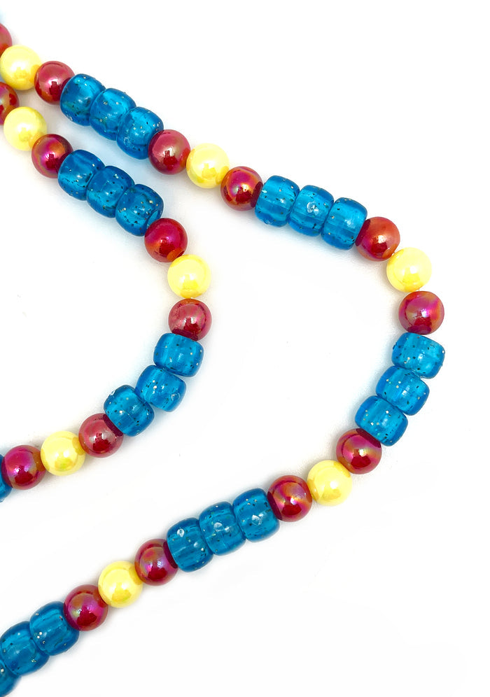 LASR Power Drive Rave Kandi Necklace — product view