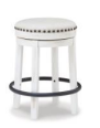 SWIVEL STOOL VALEBECK D546-324 482.6mm W x 482.6mm D x 609.6mm H
