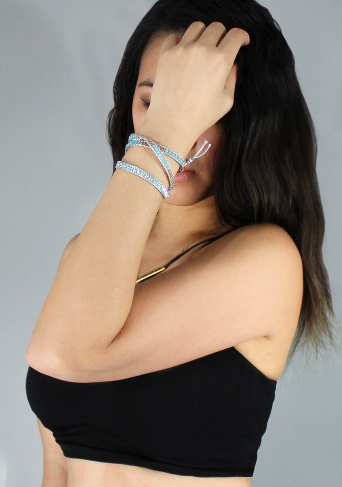 7 LUXE X Katie Soleil Grace Triple Wrap Beaded Bracelet