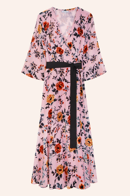 Vestido Florian Estampado Devoré · Embarazada ·