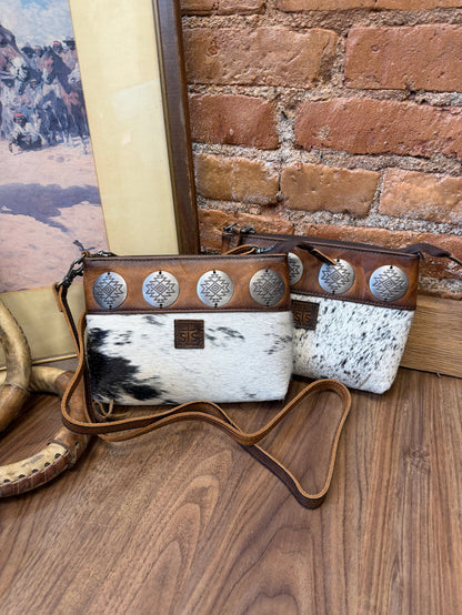 STS Ranchwear Grace Vaquero Concho Genuine Leather Crossbody Purse STS34150