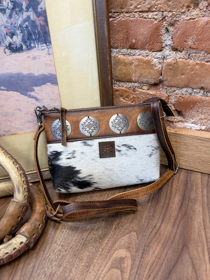 STS Ranchwear Grace Vaquero Concho Genuine Leather Crossbody Purse STS34150