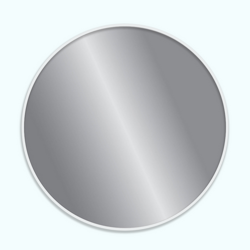 Accessories Es9 Ww 60Cm Round Mirror Wall Panel 30.0Cm*30.0Cm*3.0Cm