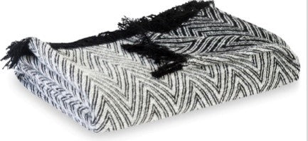 Accessories Throw A51000300 Black/White