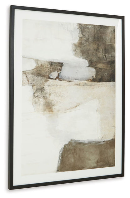 Aldricton - Wall Art - Brown / White