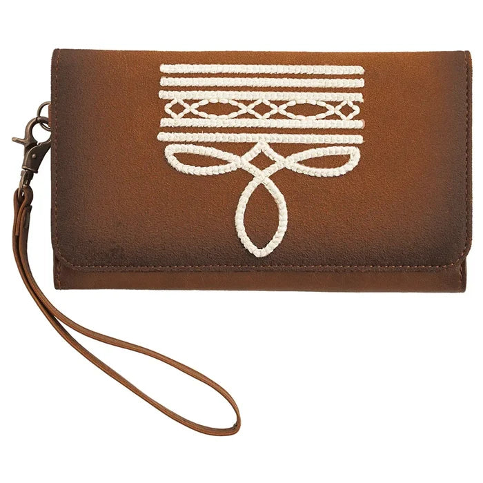 Angel Ranch Maeve Collection Wallet Brown D330011202