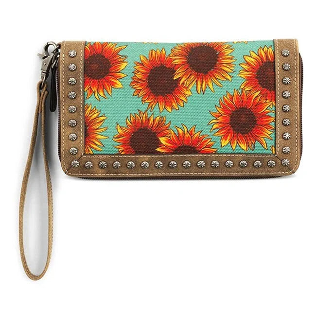 Ariat Sunflower Clutch Wristlet Wallet A770015427