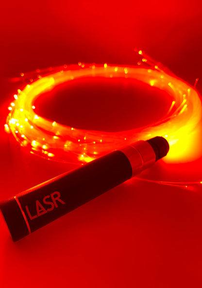 LASR Atomic Blaze Fiber Optic Light Up Whip — product view
