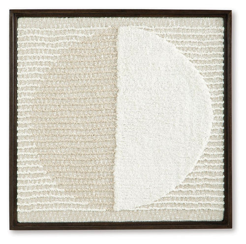 Bachard - Wall Decor - Tan / White
