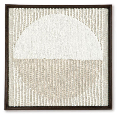Bachard - Wall Decor - Tan / White