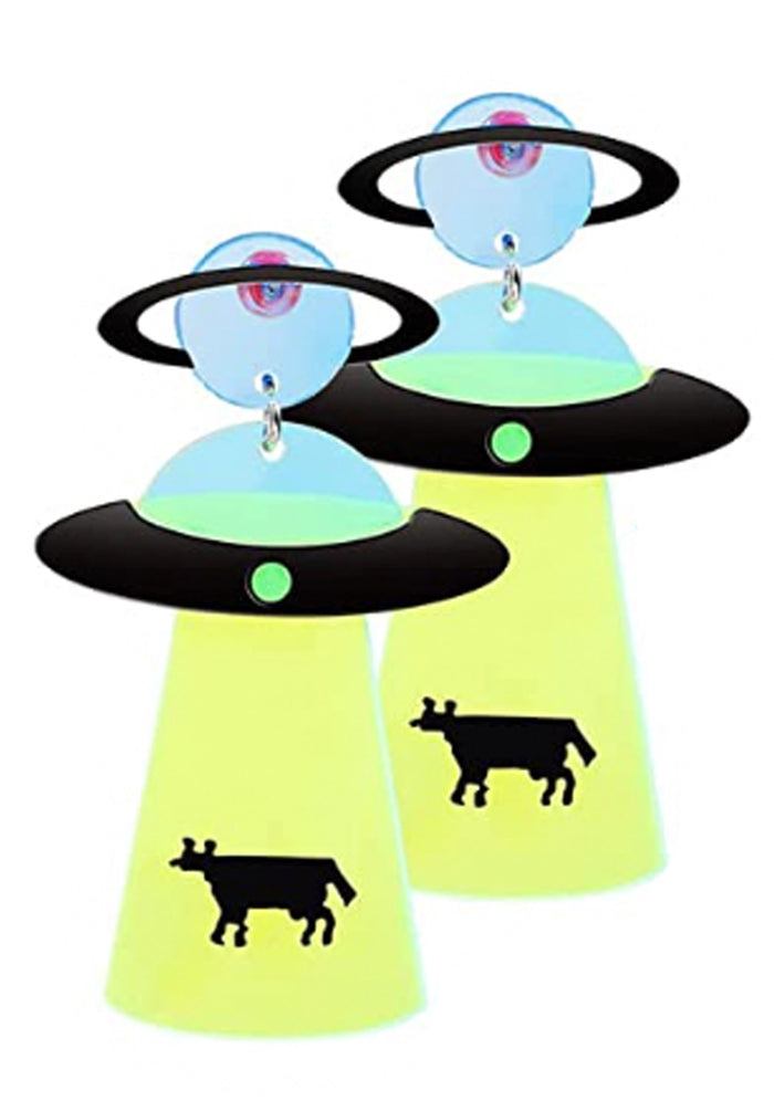 LASR Beam Me Up UFO Resin Earrings — product view