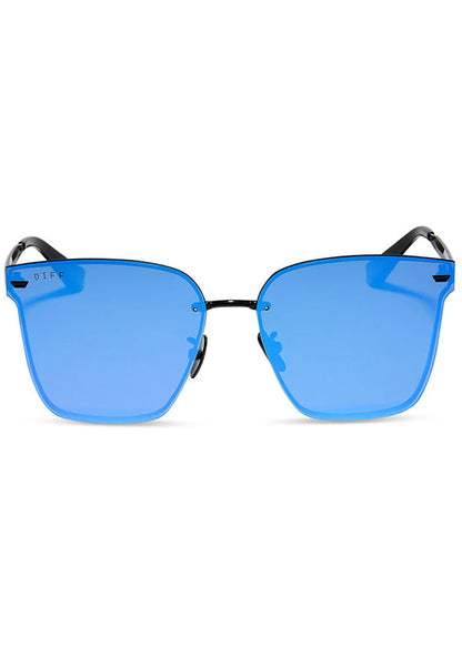 Bella V Polarized Sunglasses in Black/Purple