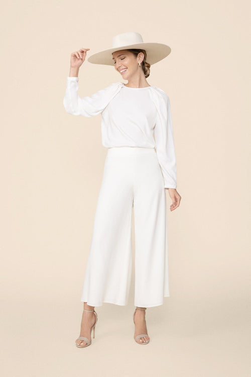 Blusa Top de Novia Loti · LOVE ·
