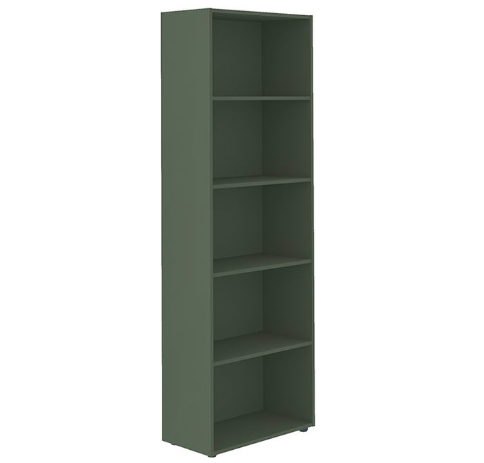 Bookcase Multy 4583 Five Shelves  60*30*180Cm Mint  (Limited 3 Months Warranty)