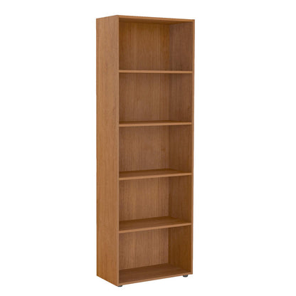 Bookcase Multy 4624 Five Shelves  60*30*180Cm Cherry  (Limited 3 Months Warranty)