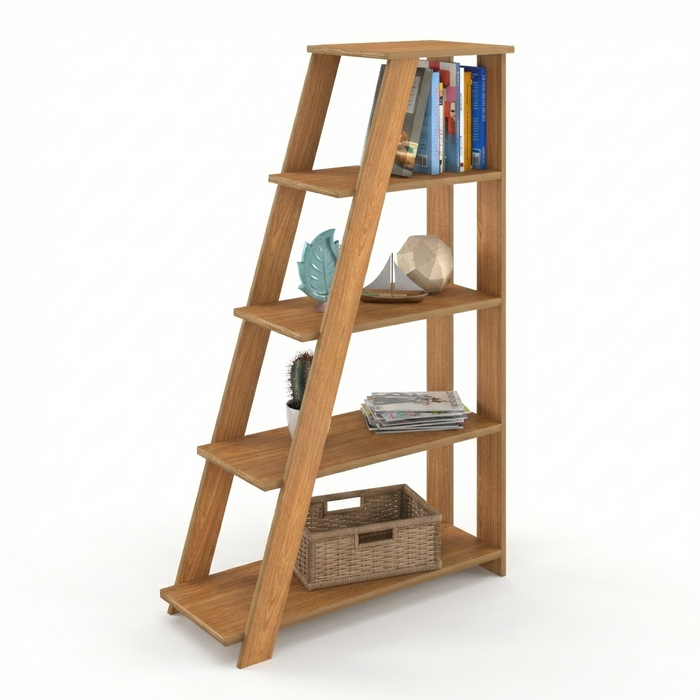 Bookcase Star 6194 4 Shelves  81.8*34.134Cm Elm (Limited 3 Months Warranty)