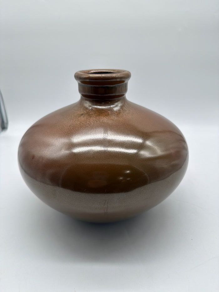 CERAMIC COPPER COLOR VESSEL