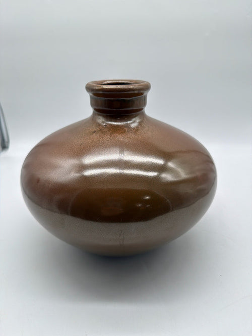 CERAMIC COPPER COLOR VESSEL