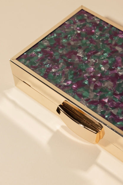 Clutch Lia Morado · Le Jardin ·