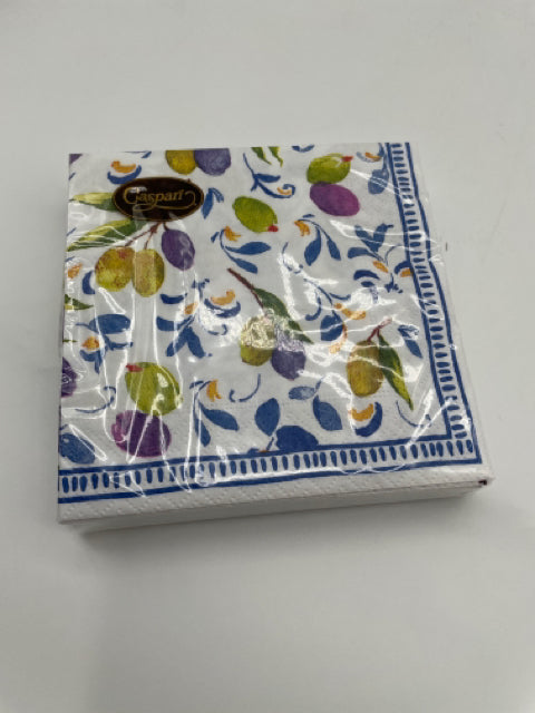 COCKTAIL NAPKIN MEDITERRANEAN BLUE
