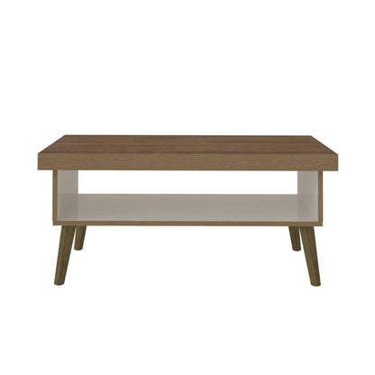 Coffee Table Lucca 3840 Retro Design  91*59*44.5Cm Pine/Off White  (Limited 3 Months Warranty)