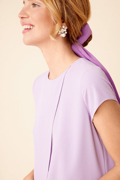 Conjunto Top Maca + Pantalon Lisa Lilac · Wisteria ·