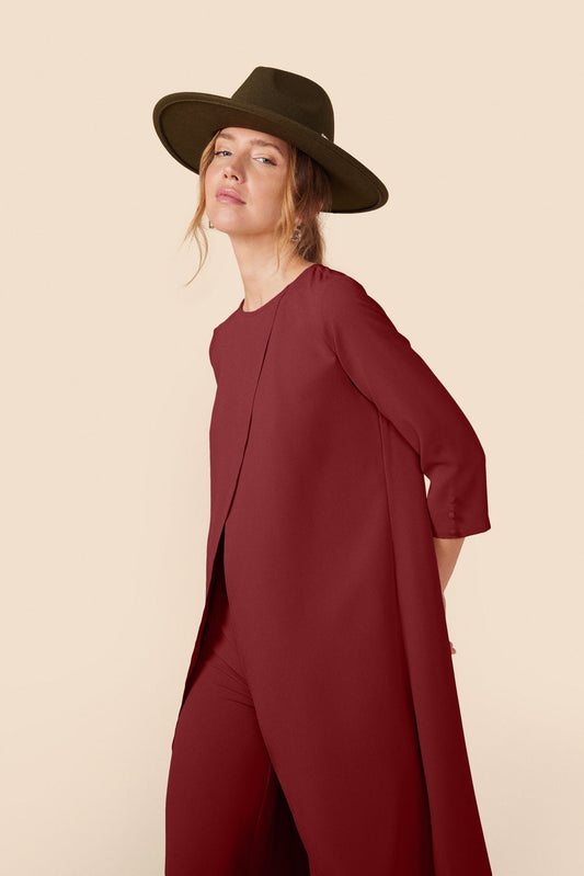 Conjunto Top + Pantalon Doris Merlot · Alegoria ·