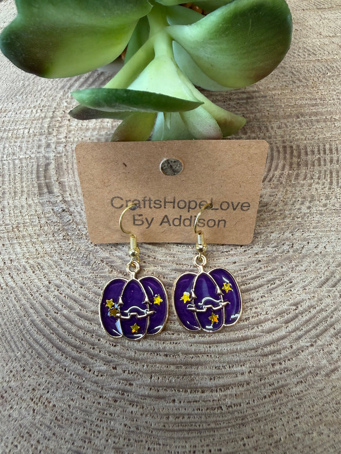 Purple Jack O Lanterns