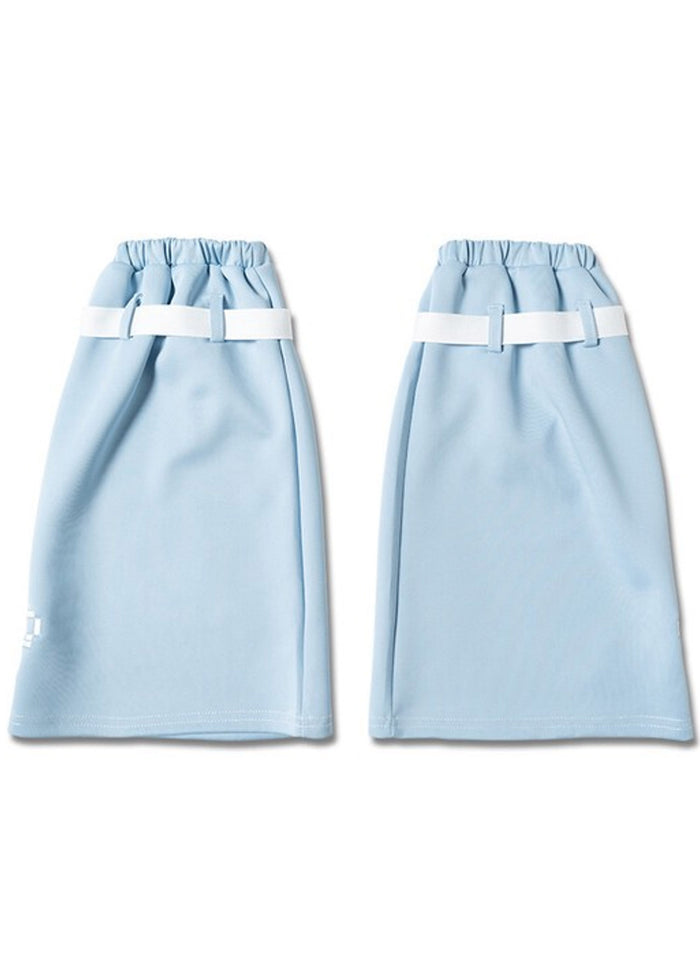 Dot Cat Gamer Pastel Blue Leg Warmer