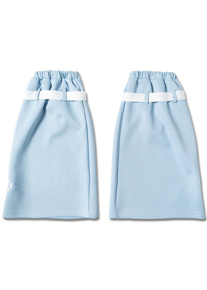 Dot Cat Gamer Pastel Blue Leg Warmer