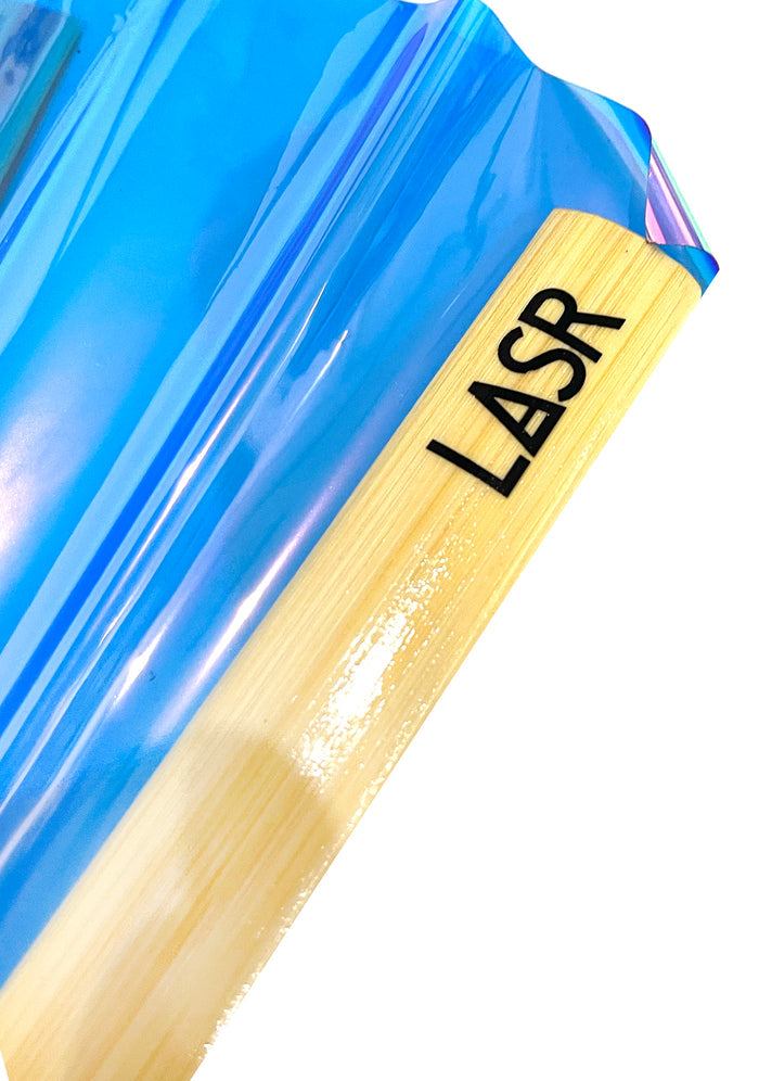 LASR Dreamscape Iridescent Fluid Rave Fan — detail view