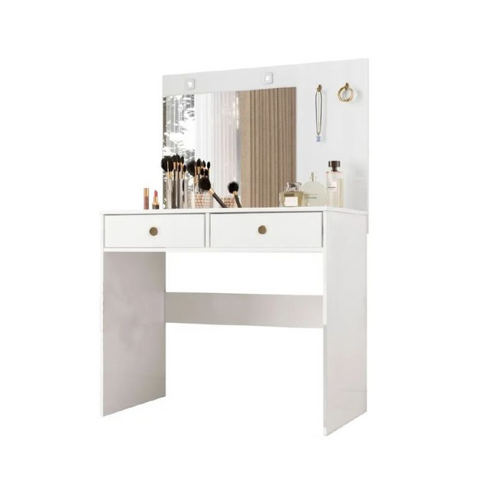 Dresser Ideal 992440.7 2 Drawers  137*90*52Cm White  (Limited 3 Months Warranty)