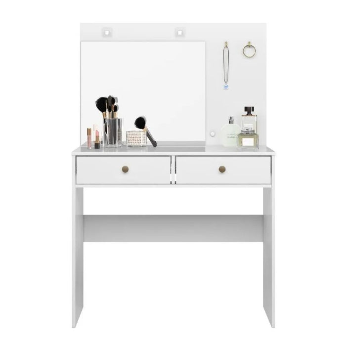 Dresser Ideal 992440.7 2 Drawers  137*90*52Cm White  (Limited 3 Months Warranty)
