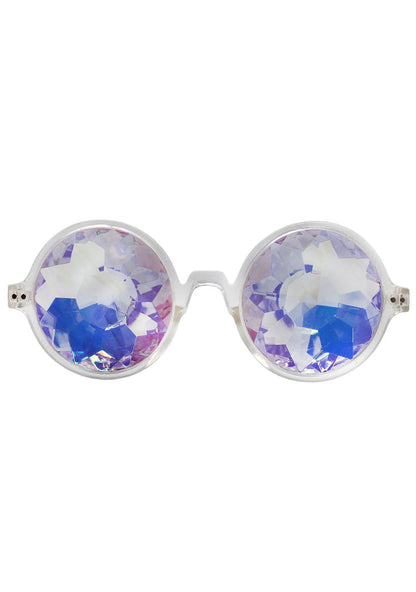 Dreamland Kaleidoscope Sunglasses in Clear