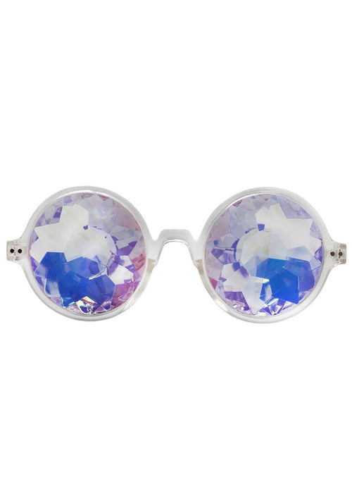 Dreamland Kaleidoscope Sunglasses in Clear