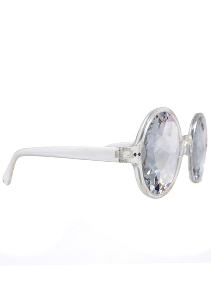 Dreamland Kaleidoscope Sunglasses in Clear