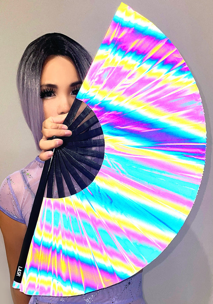 LASR Flash Point Reflective Fan — front view