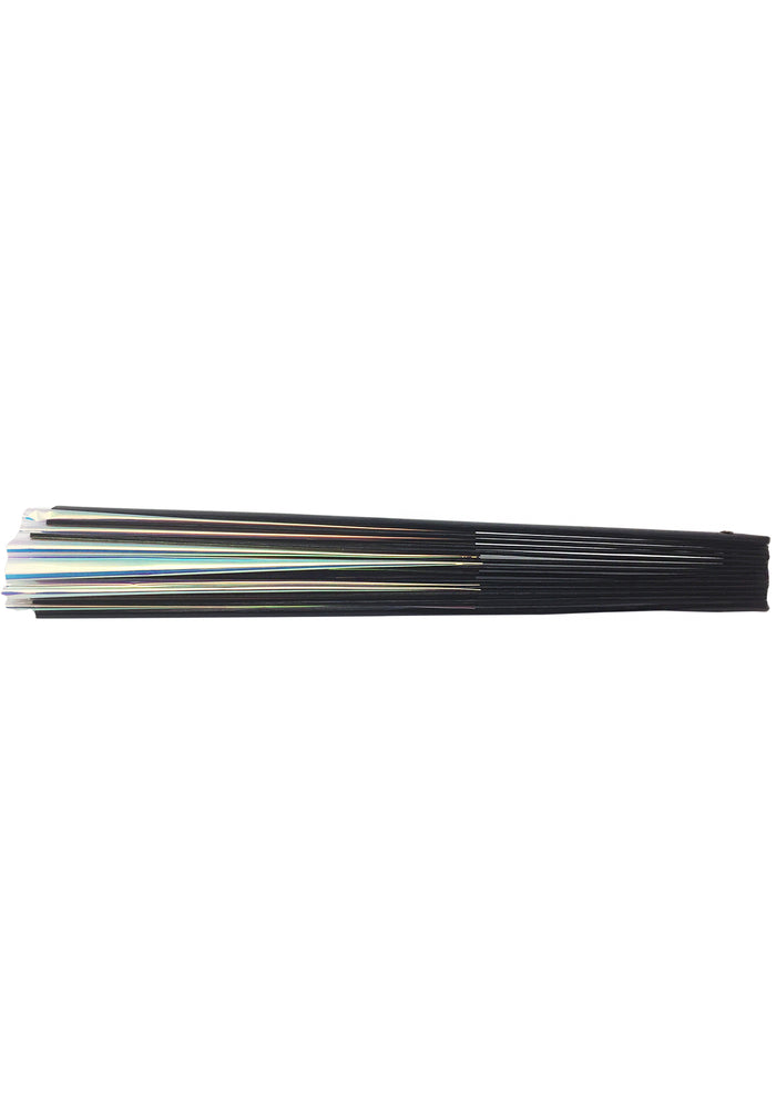 Frost Bite Iridescent Fluid Rave Fan