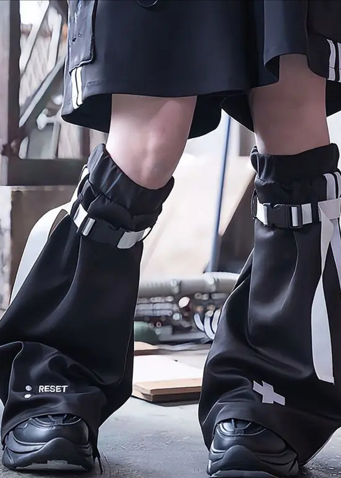 ACDC Rag Game Over Black Leg Warmer — model view