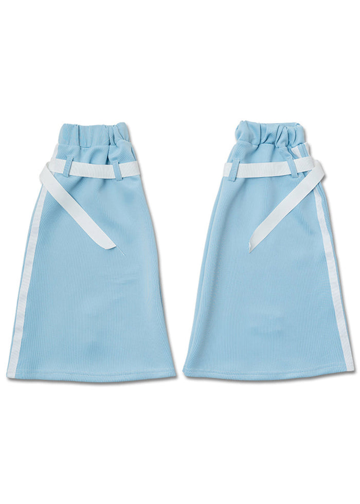 ACDC Rag Game Over Pastel Blue Leg Warmer — back view